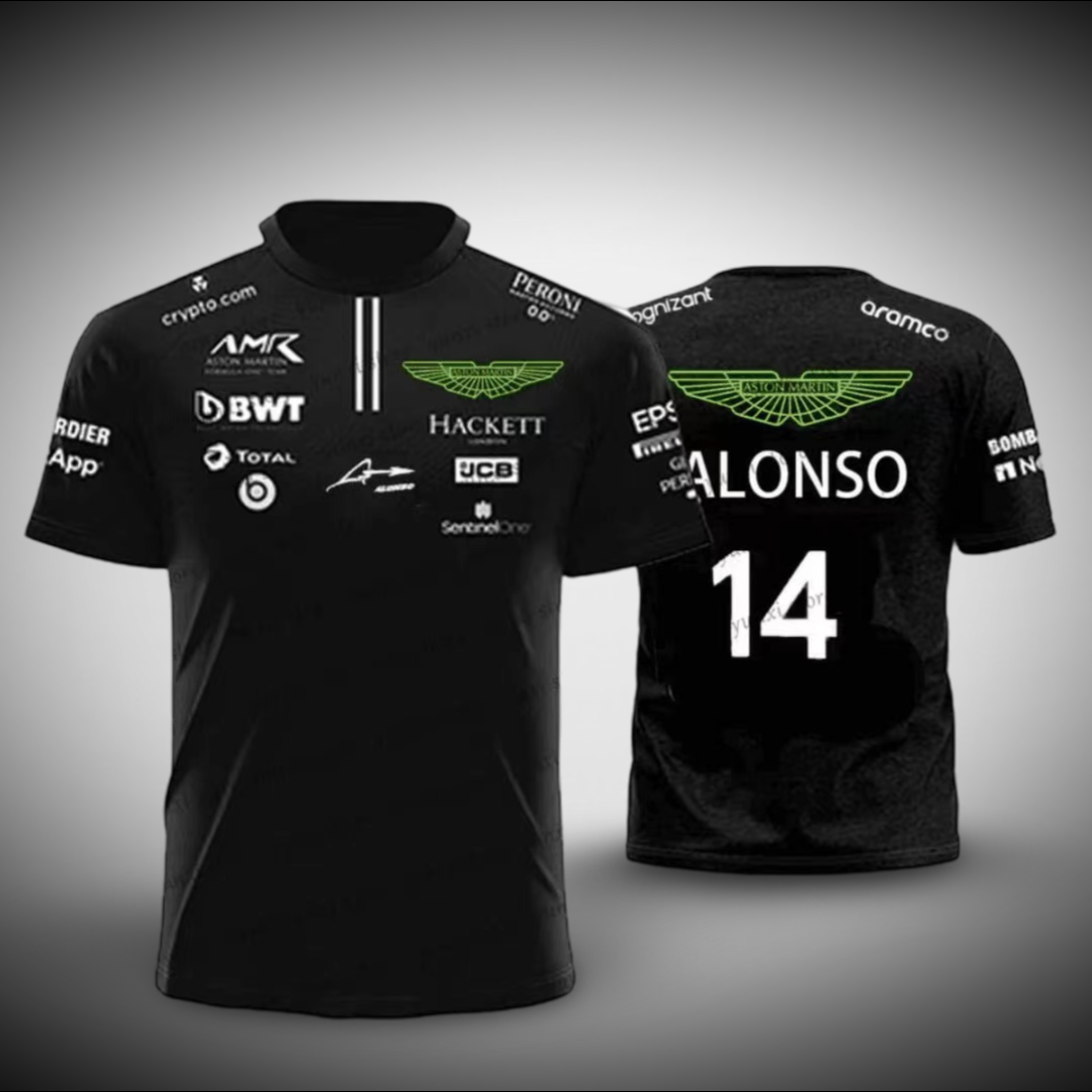 Aston Martin F1 Fernando Alonso 2024 Racing Polo