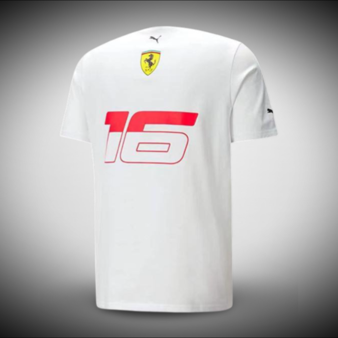 2023 Ferrari Charles Leclerc Monaco T-Shirt