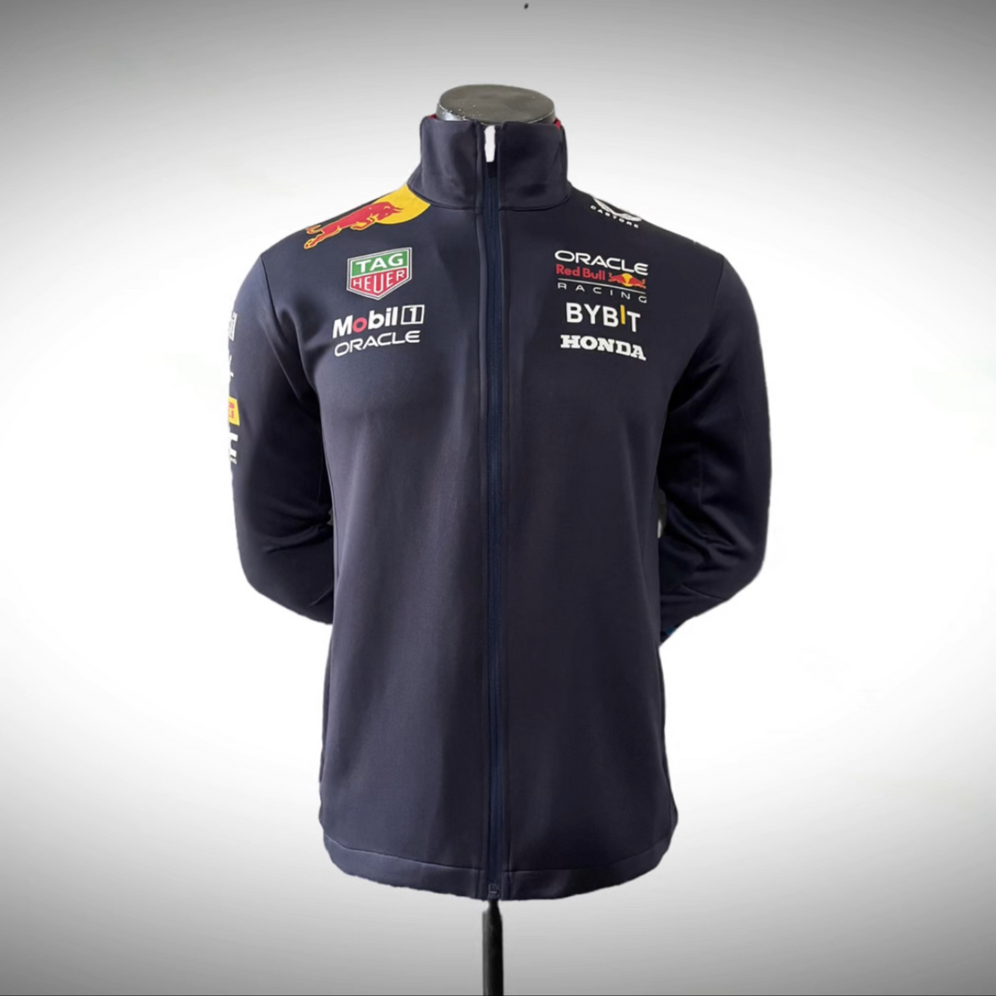 Oracle Red Bull Racing Team F1 Unisex Long Sleeve Night Sky Blue Softshell Jacket