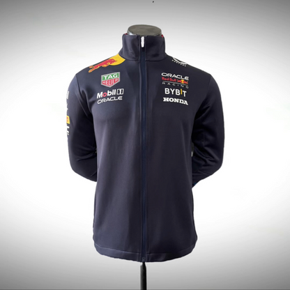 Oracle Red Bull Racing Team F1 Unisex Long Sleeve Night Sky Blue Softshell Jacket