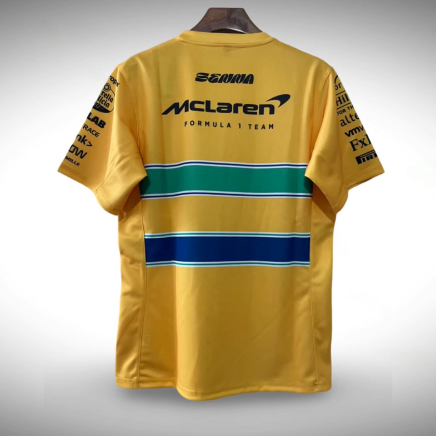 2024 McLaren F1 Men's Monaco GP Senna T-shirt - Yellow Regular