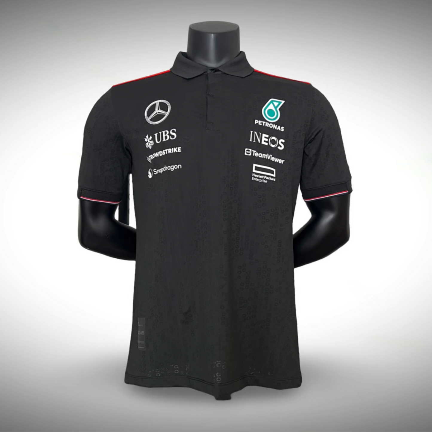 Mercedes AMG Petronas F1 2024 Team Polo - Black