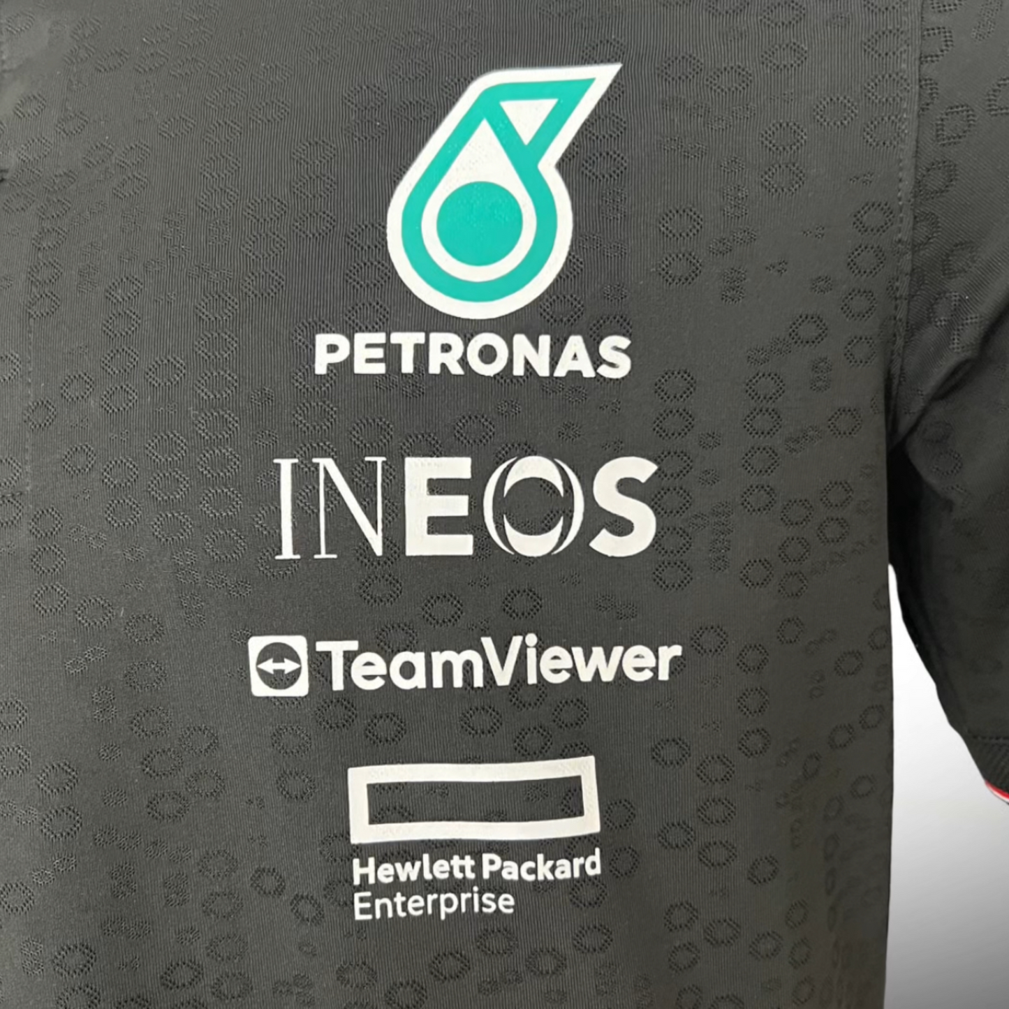 Mercedes AMG Petronas F1 2024 Team Polo - Black