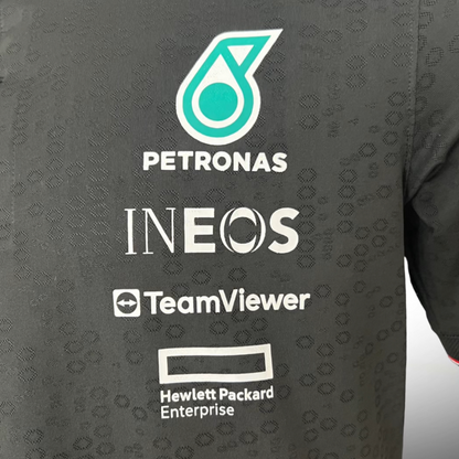 Mercedes AMG Petronas F1 2024 Team Polo - Black