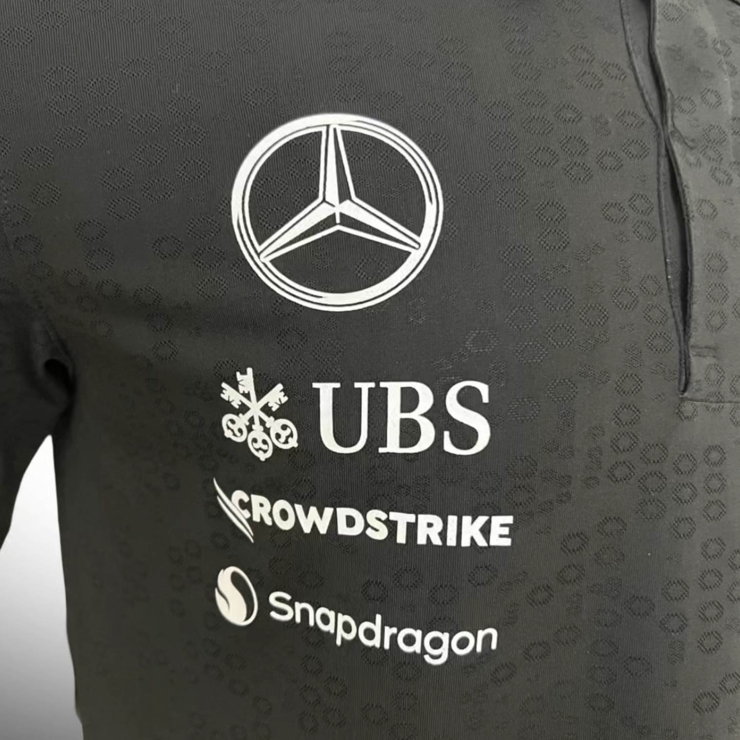 Mercedes AMG Petronas F1 2024 Team Polo - Black