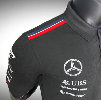 Mercedes AMG Petronas F1 2024 Team Polo - Black