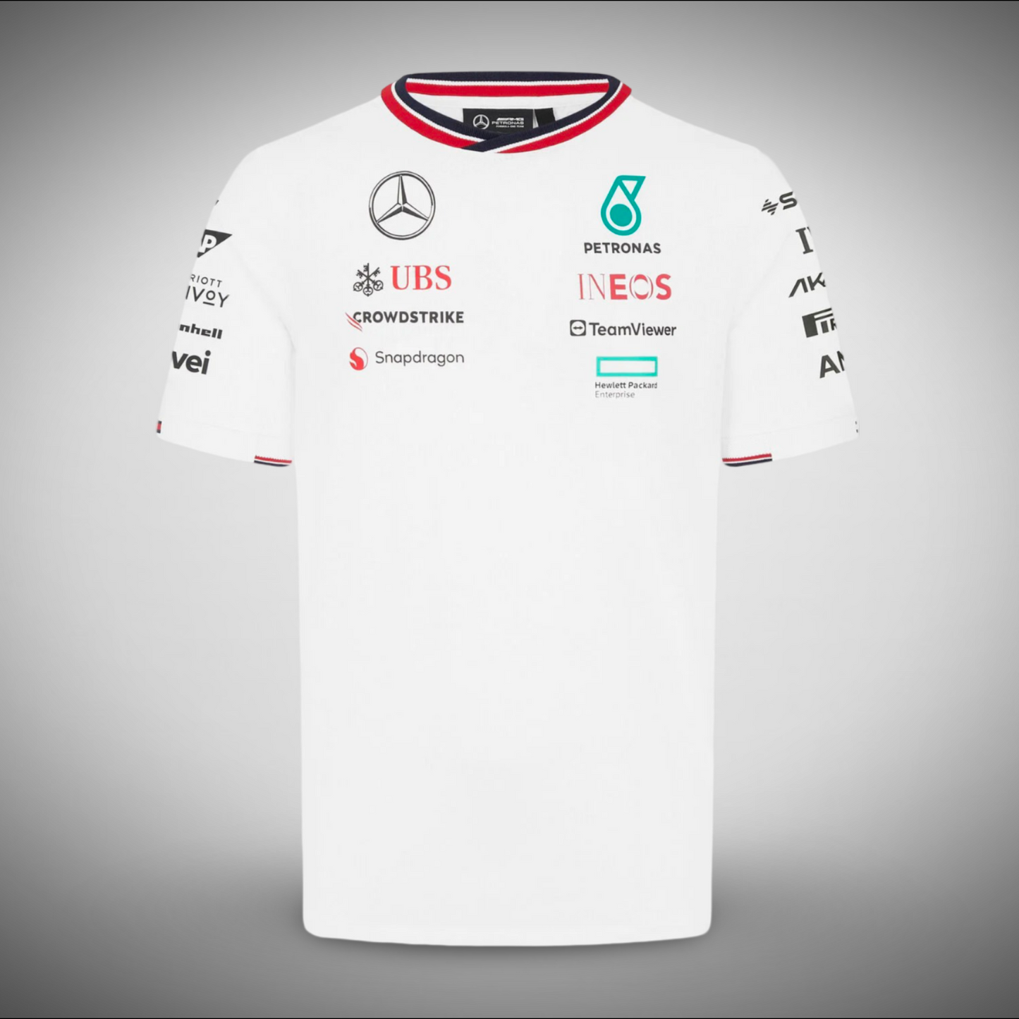 Mercedes AMG Petronas F1 2024 Team Driver T-Shirt - White