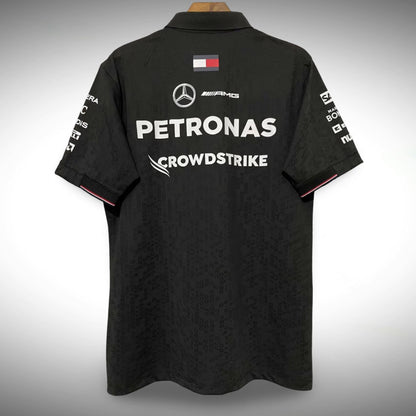 Mercedes AMG Petronas F1 2024 Team Polo - Black