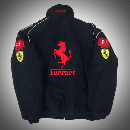 Ferrari Black Bomber Jacket
