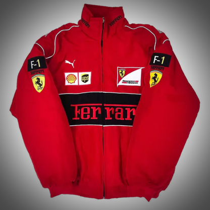 Ferrari Red Bomber Jacket