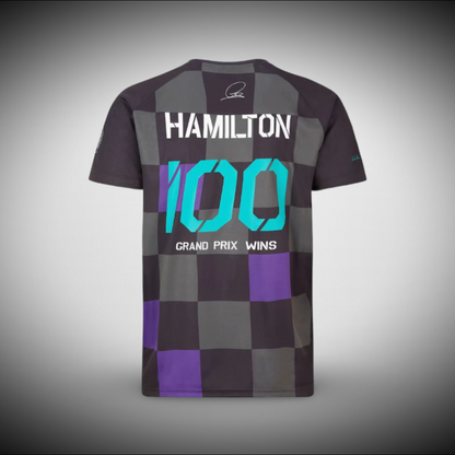 Mercedes AMG F1 Lewis Hamilton Winner 100 GP T-Shirt