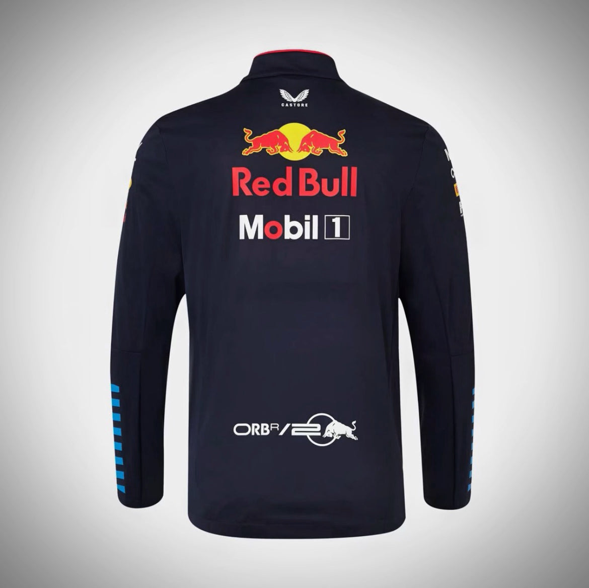 Oracle Red Bull Racing Team F1 Unisex Long Sleeve Night Sky Blue Softshell Jacket