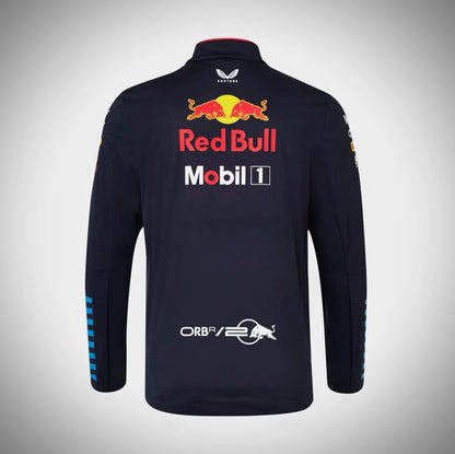 Oracle Red Bull Racing Team F1 Unisex Long Sleeve Night Sky Blue Softshell Jacket