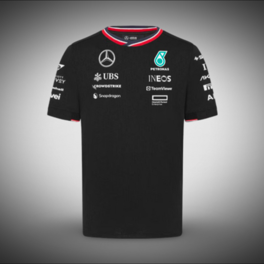 Mercedes AMG Petronas F1 2024 Team Driver T-Shirt - Black