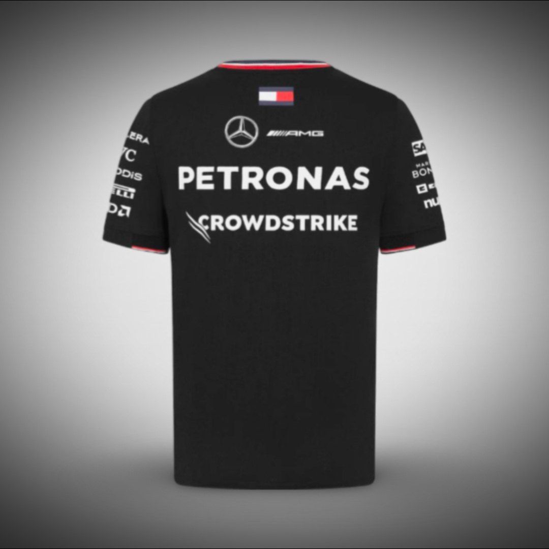 Mercedes AMG Petronas F1 2024 Team Driver T-Shirt - Black