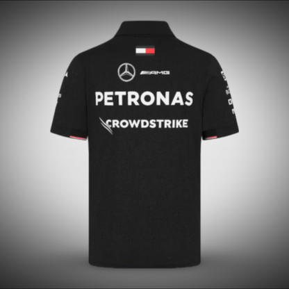 Mercedes AMG Petronas F1 2024 Team Polo - Black