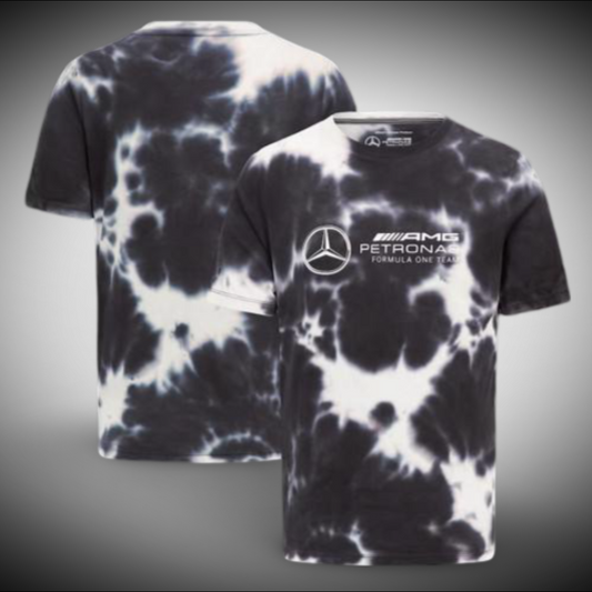 Mercedes AMG Petronas F1 Men's Tie-Dye T-Shirt